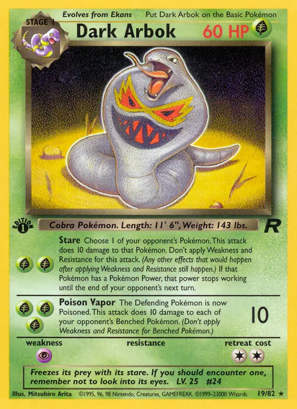 Dunkles Arbok