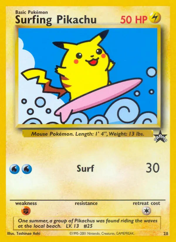Surfendes Pikachu