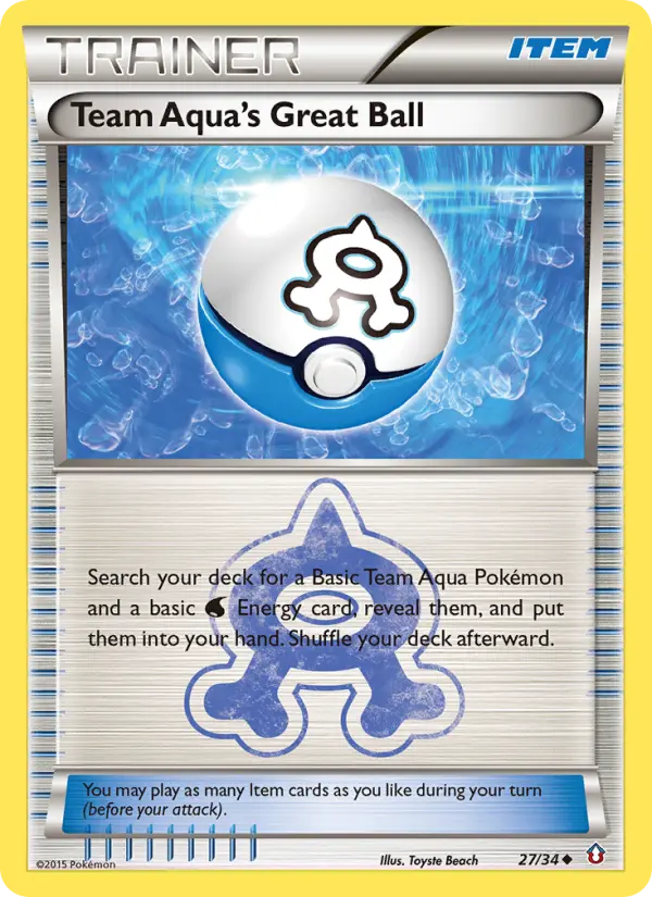 Team Aqua's Superball