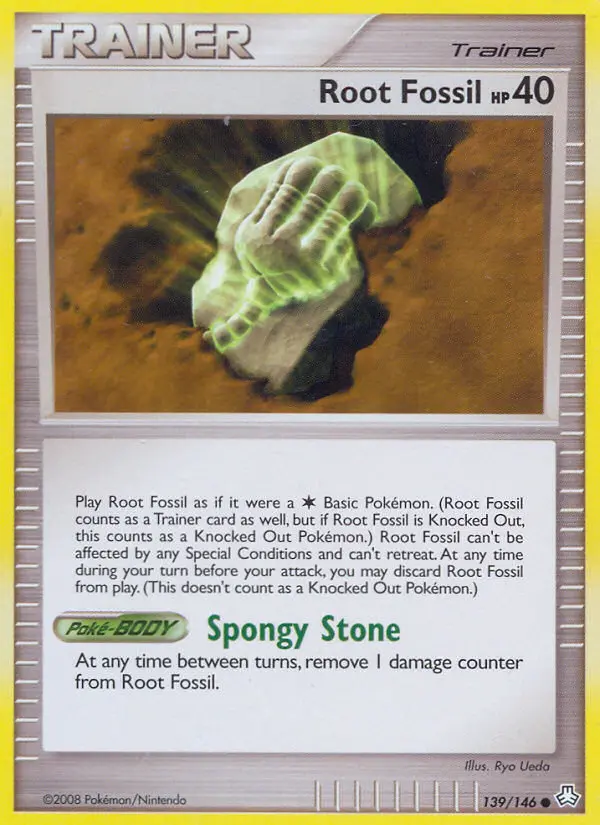 Wurzelfossil