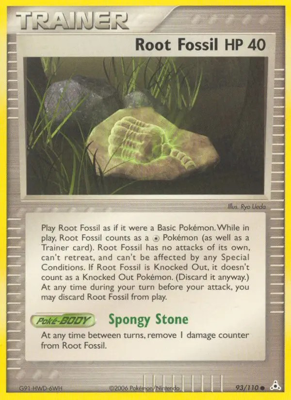Wurzelfossil