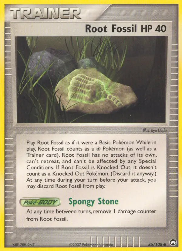 Wurzelfossil