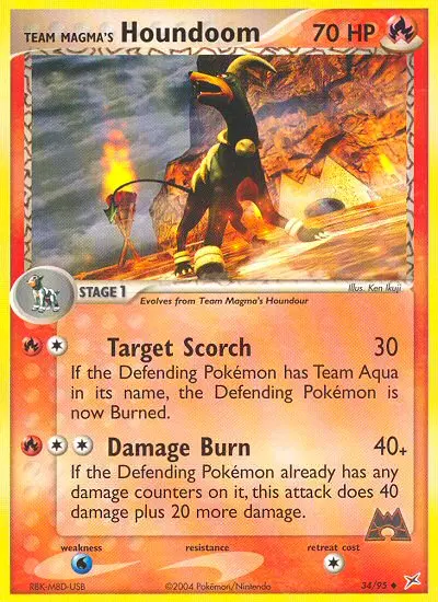 Team Magmas Hundemon