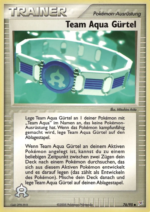 Team Aqua Gürtel