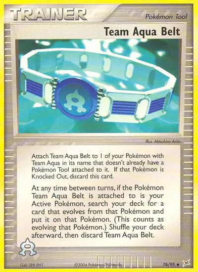 Team Aqua Gürtel