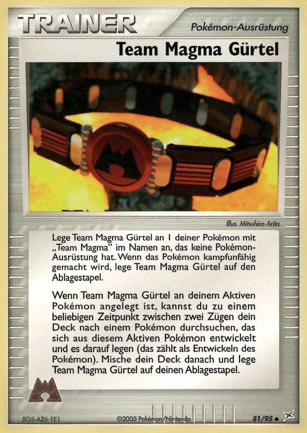 Team Magma Gürtel