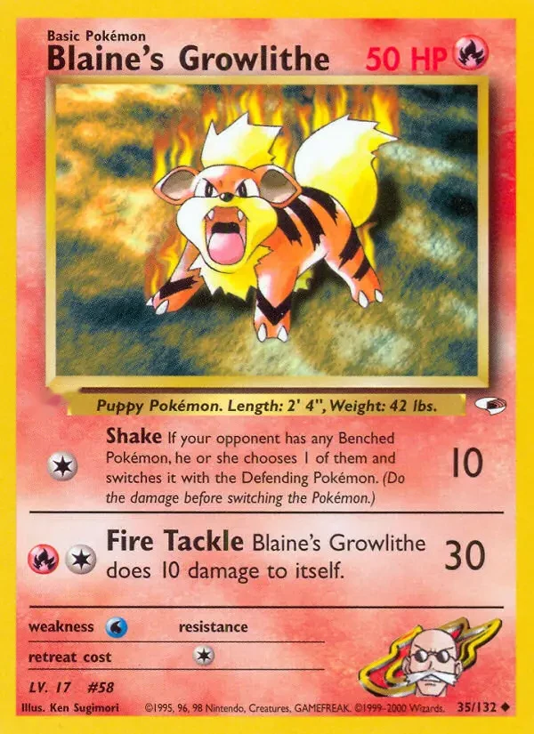 Blaine's Growlithe