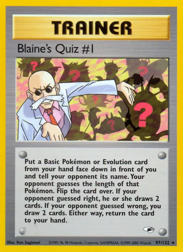 Blaine's Quiz #1