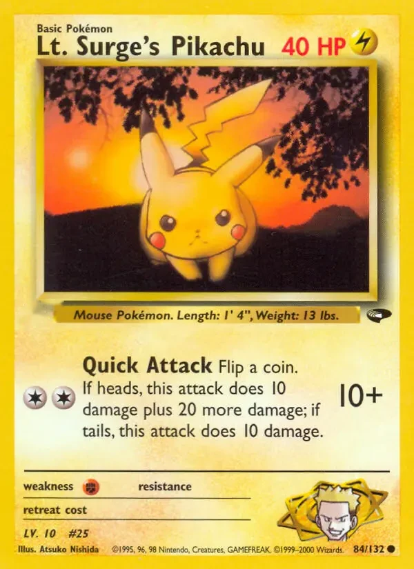 Lt. Surge's Pikachu