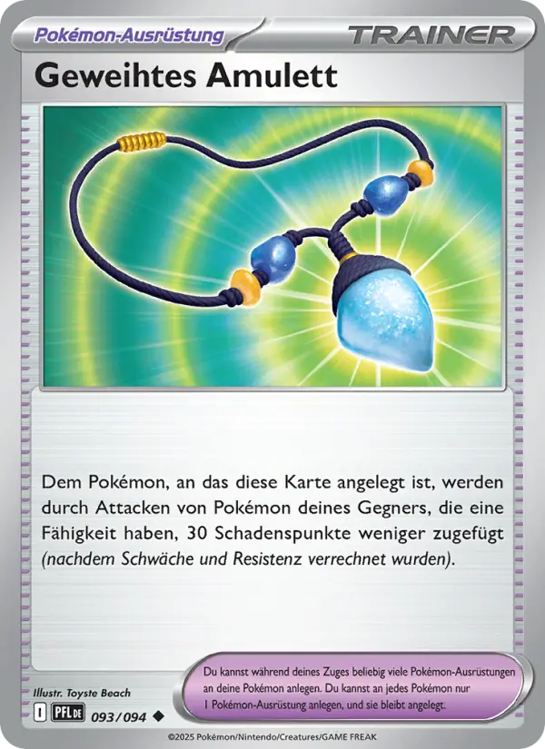 Geweihtes Amulett