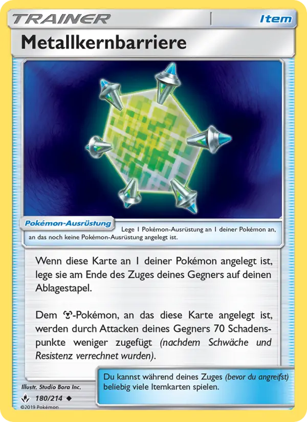 Metallkernbarriere