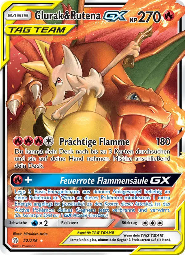 Glurak & Rutena GX