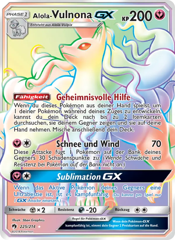 Alola Vulnona GX