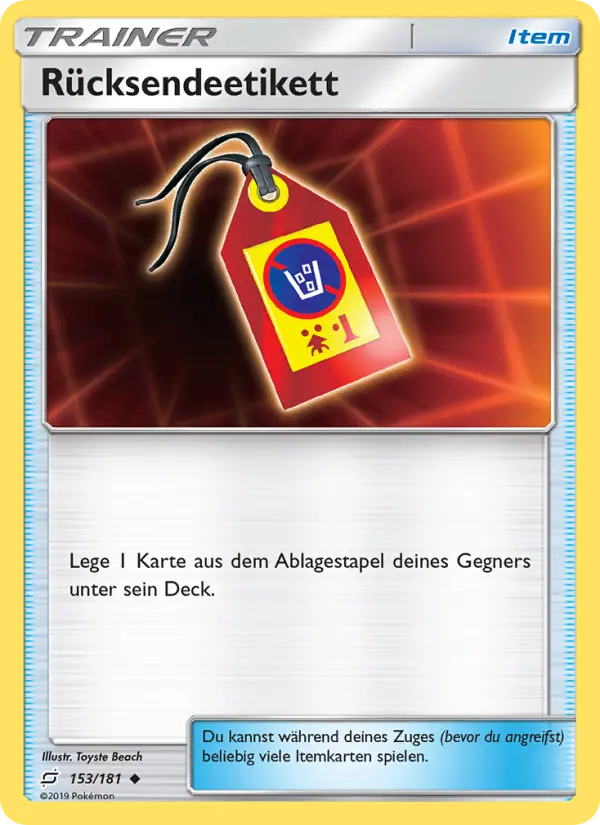 Rücksendeetikett