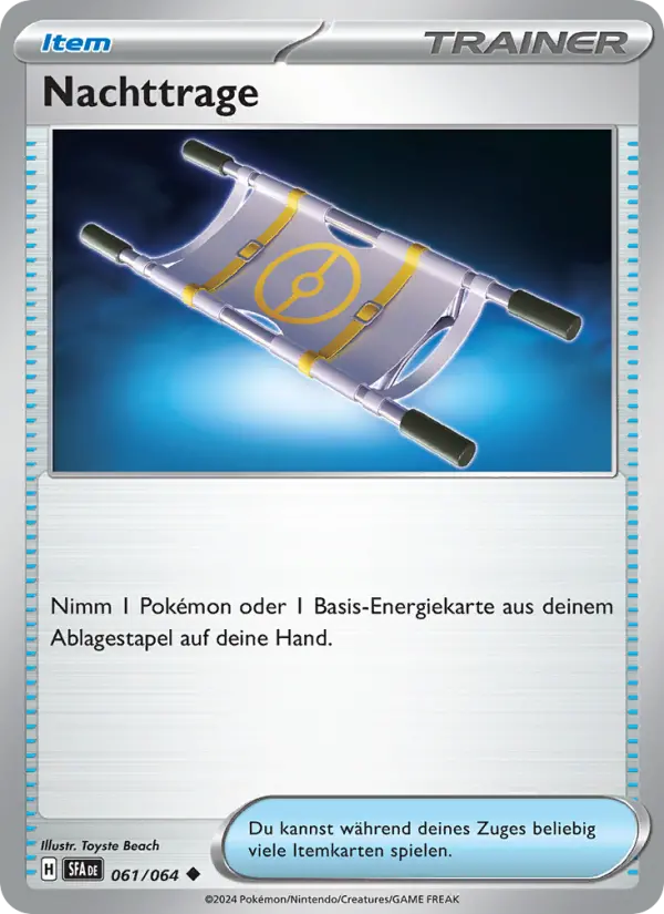 Nachttrage