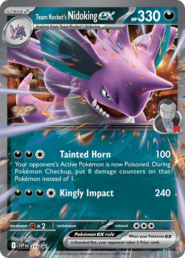 Team Rockets Nidoking-ex