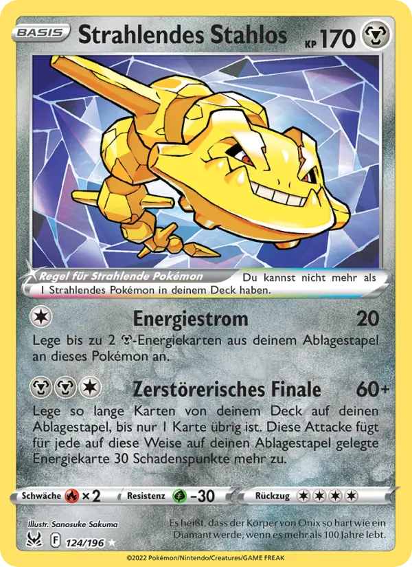 Strahlendes Stahlos