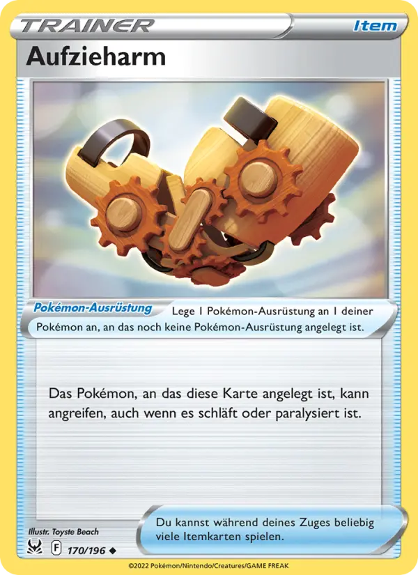 Aufzieharm