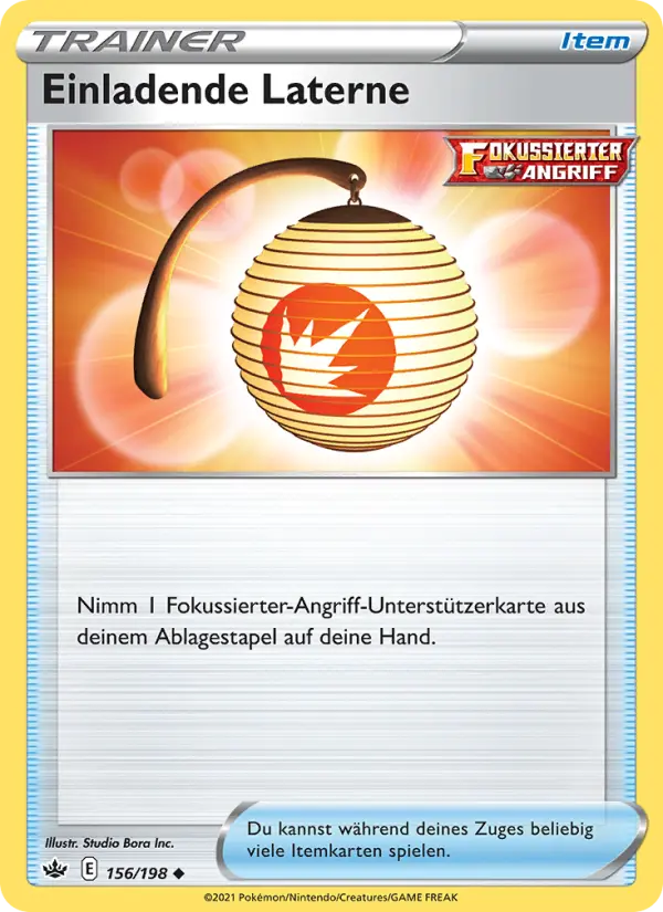 Einladende Laterne