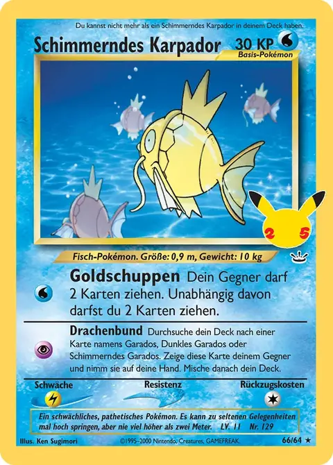Schimmerndes Karpador