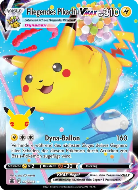 Fliegendes Pikachu VMAX
