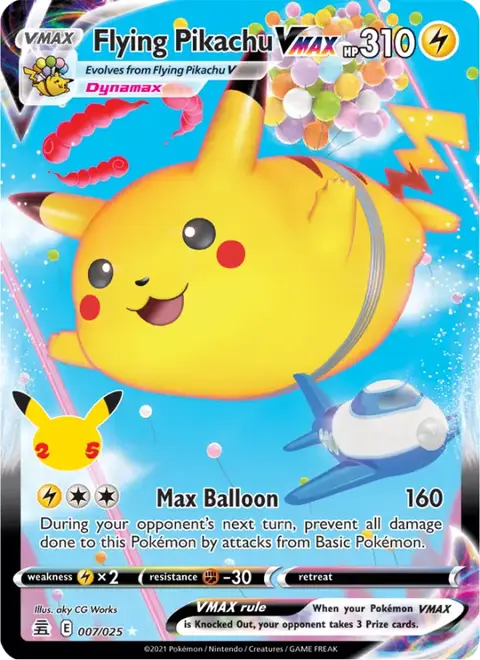 Fliegendes Pikachu VMAX