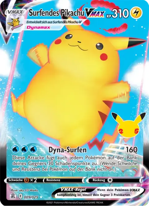 Surfendes Pikachu VMAX