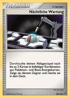 Nächtliche Wartung