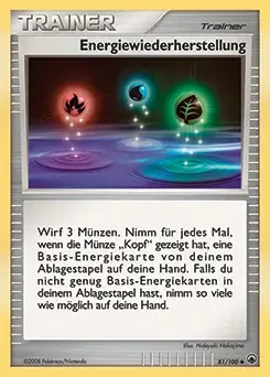 Energiewiederherstellung