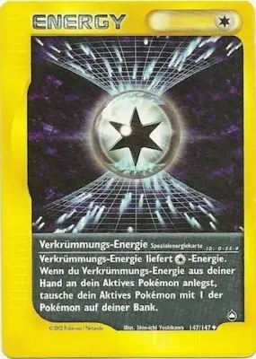 Verkrümmungs-Energie