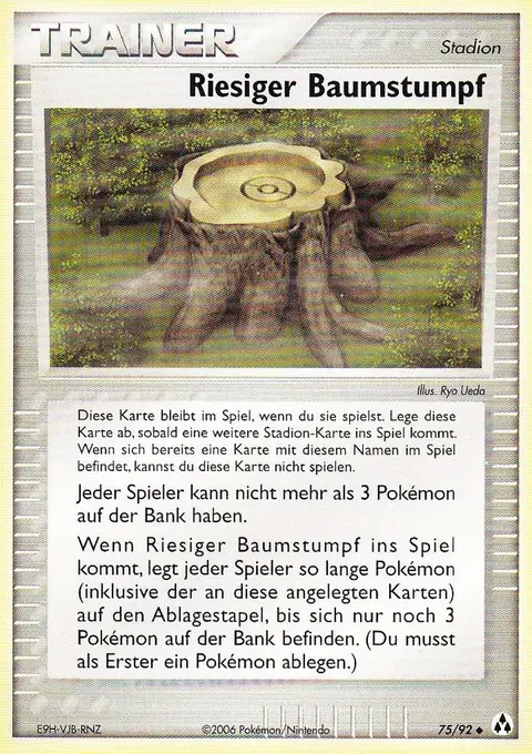 Riesiger Baumstumpf