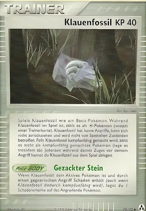 Klauenfossil