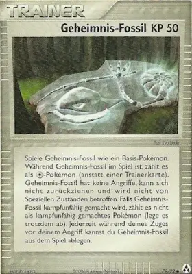 Geheimnis-Fossil