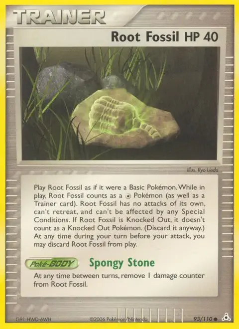 Wurzelfossil