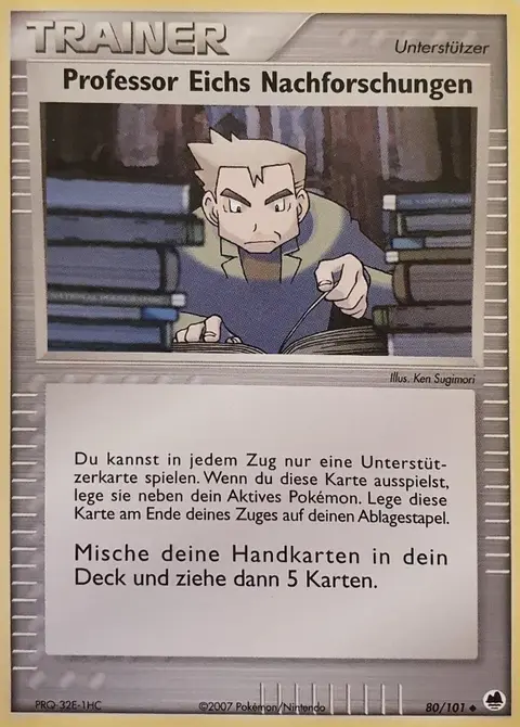 Prof. Eichs Nachforschungen