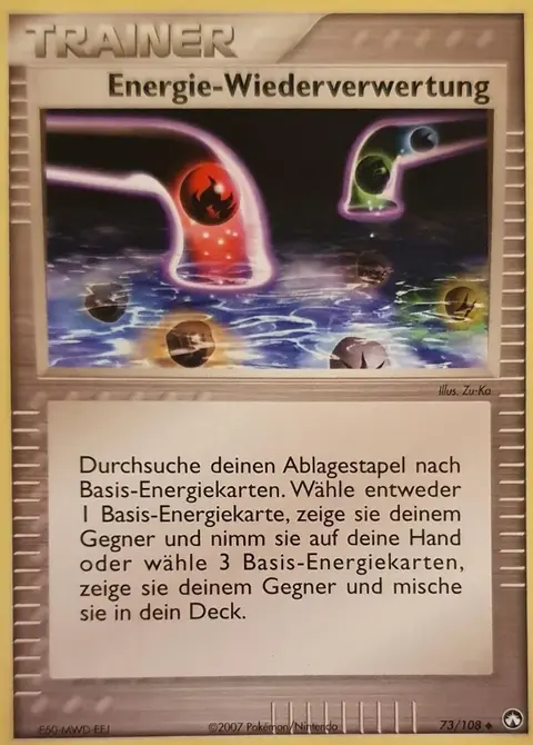 Energie-Wiederverwertung