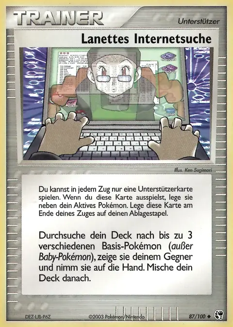 Lanettes Internetsuche