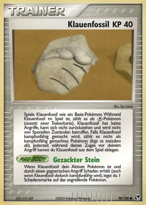 Klauenfossil