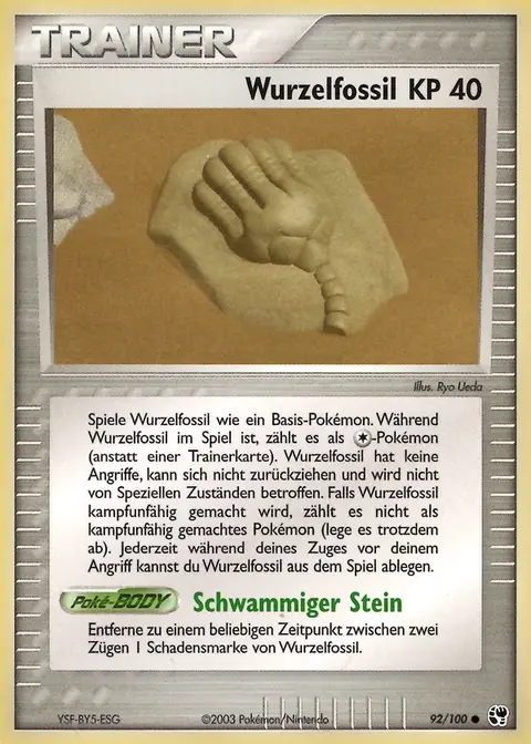 Wurzelfossil