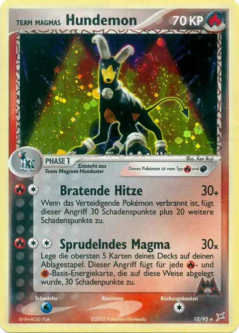 Team Magmas Hundemon