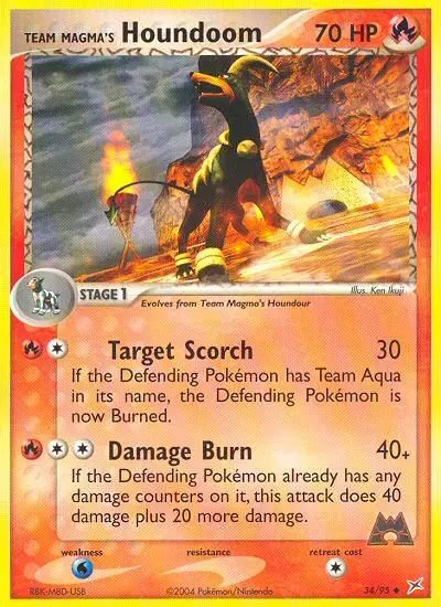 Team Magmas Hundemon