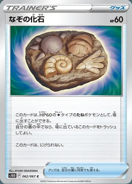 Unbekanntes Fossil