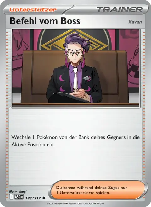 Befehl vom Boss