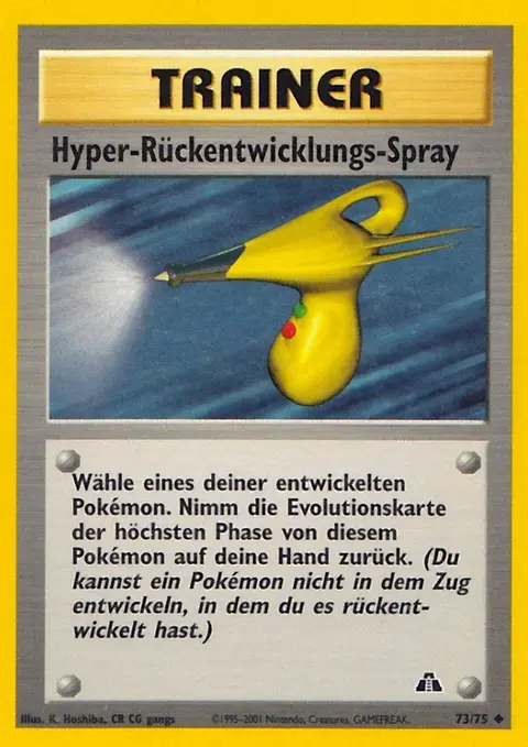 Hyper-Rückentwicklungs-Spray