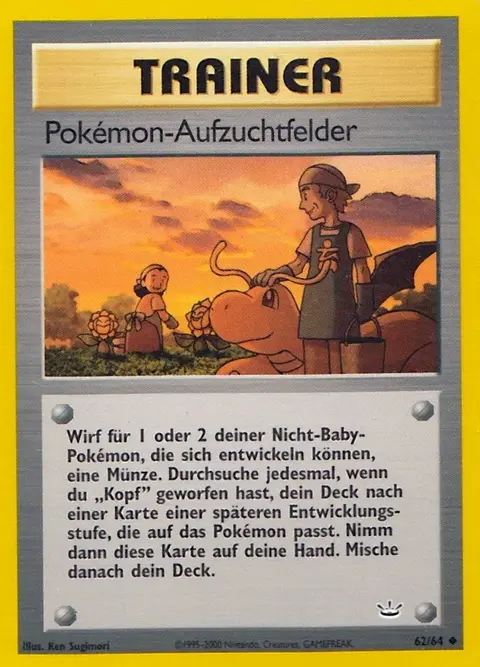 Pokémon-Aufzuchtsfelder