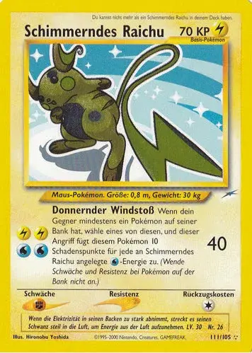 Schimmerndes Raichu