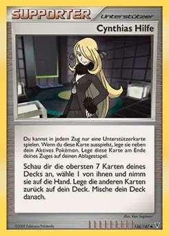 Cynthias Hilfe