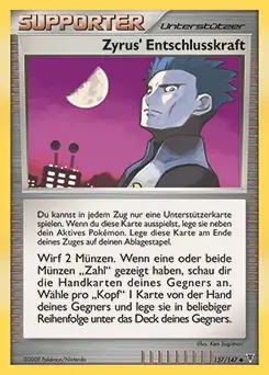 Zyrus' Entschlusskraft