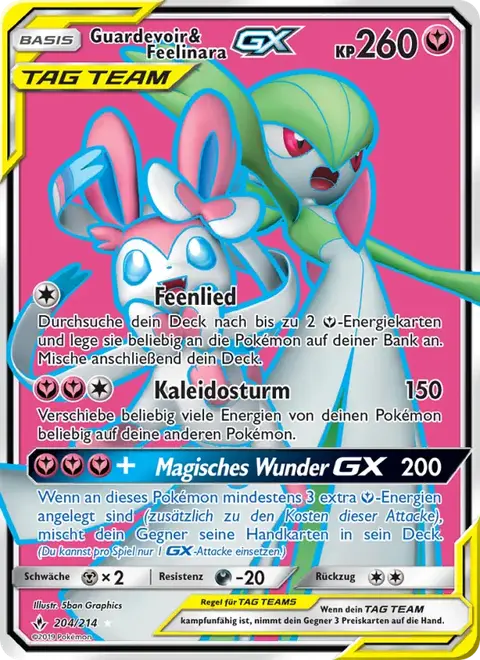 Guardevoir & Feelinara GX