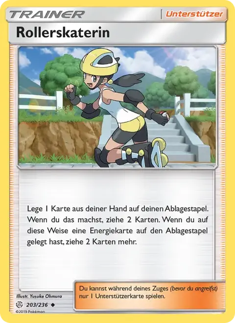 Rollerskaterin